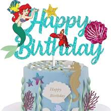 Disney [Disney] Decoraciones para tarta de cumpleaños de Frozen, Blancanieves, Palillos Feliz Cumpleaños, Decoraciones para tarta de princesa, Adecuado para tartas de cumpleaños, tartas de aniversario y tartas festivas