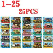 Sanrio Populares tarjetas Amiibo del juego Animal Crossing New Horizons con personajes como Ankha, Marshal, Maple para y 3DS, selección de la serie 1-5 de tarjetas NFC mini