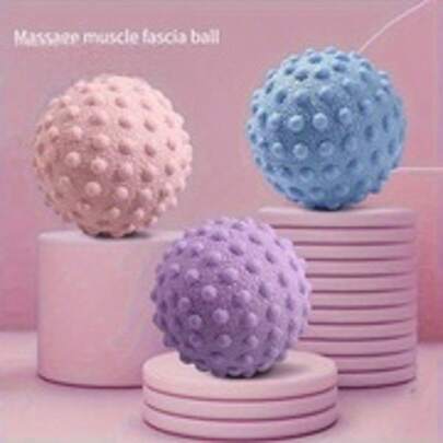 TPR Foot Massage Ball For Muscle Relaxation, Yoga, Fitness. Relieve Pain In Shoulder, Neck, Waist And Back Gym Accessories