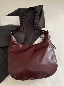 时尚勃艮第女士手提包，新款时尚单肩包，今年流行，时尚勃艮第包