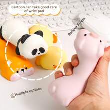 Stress-Relieving Mouse Pad, Wrist Pad, Wrist Pad, Cute Cartoon Office Desk Pad, Wrist Rest, Hand Rest, Hand Pillow