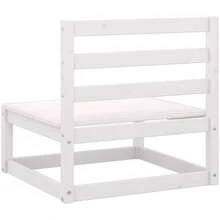 2025's Hottt-VidaXL Garden Corner Sofas In Brown - 2 Pcs Solid Pinewood Sofa Lounge Set For Outdoor Relaxation And Entertaining-70 X70 X 30 Cm White