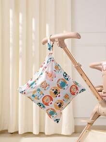 1 Pack Wet Dry Bags Waterproof Reusable Wet Bag With , Beach Pool Gym Bag Yoga Toiletries Daycare Organizer For Swimsuit Wet Clothes, - Multicolor - View 5