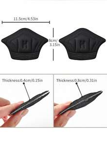 COSYLEE 3pcs/Set Adjustable Heel Liner Pads, Suitable For Casual Shoes And Sports Shoes To Prevent Chafing, For Women Shoes, Men Sneakers, Winter Shoes