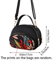 Multi-Layer Crossbody Bag, Lightweight Shoulder Crossbody Bag, Mobile Phone Bag, Casual Bag Streetwear - Multicolor - View 2