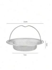 1 pièce Filtre de l'évier de cuisine en acier inoxydable, panier de drainage vintage pour l'évier, bouchon de filtre de l'évier de cuisine, argent, cuisine, salle de bain, maison, fournisseurs d'articles ménagers