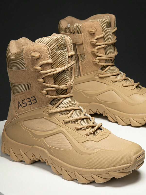 Men's Outdoor Shoes, Comfortable High-Top Shoes, Fashion Men's Shoes, Camping Desert Boots, Work Boots, Lightweight Combat Boots, New Delta Force Hiking Shoes, Battlefield Training Boots