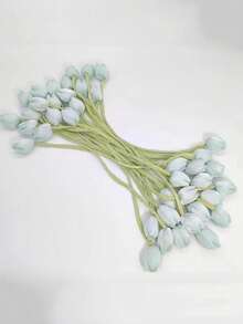 2 件/4 件双头郁金香花朵图案窗帘系带，新款客厅窗帘薄纱围巾绳，编织窗帘系带，窗帘装饰带 - 彩色 - 查看 16