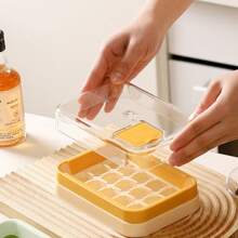 1pc Ice Cube Mold Tray, Ice Block Maker Kit, Homemade Ice Cube Freezer Accessories
