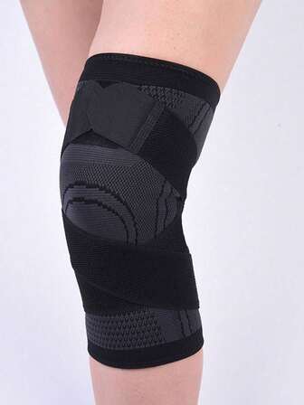 压缩腿膝套，透气运动护膝，适合跑步、骑自行车、篮球 - 男女通用护膝