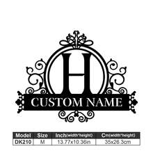 1 Logotipo de arte en metal fino - Logotipo personalizado con apellido, diseño de nombre, decoración del hogar con iniciales personalizadas en miniatura, estilo clásico, decoración de pared duradera montada en la pared para fiestas temáticas, regalos entrañables perfectos para amigos y familiares, regalos de boda personalizables, multifuncional, duradero, ornamental, reutilizable, exquisito, elegante, de alta calidad, colorido, moderno, personalizado, único, decoración del hogar, colgantes de pared personalizados - Multicolor - Ver 188