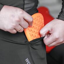 WOSAWE Pantalon de cyclisme sport WOSAWE pour hommes avec armure souple, certifié CE, absorption des chocs, rembourrage, très extensible, respirant et confortable