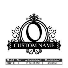 1 Logotipo de arte en metal fino - Logotipo personalizado con apellido, diseño de nombre, decoración del hogar con iniciales personalizadas en miniatura, estilo clásico, decoración de pared duradera montada en la pared para fiestas temáticas, regalos entrañables perfectos para amigos y familiares, regalos de boda personalizables, multifuncional, duradero, ornamental, reutilizable, exquisito, elegante, de alta calidad, colorido, moderno, personalizado, único, decoración del hogar, colgantes de pared personalizados - Multicolor - Ver 66