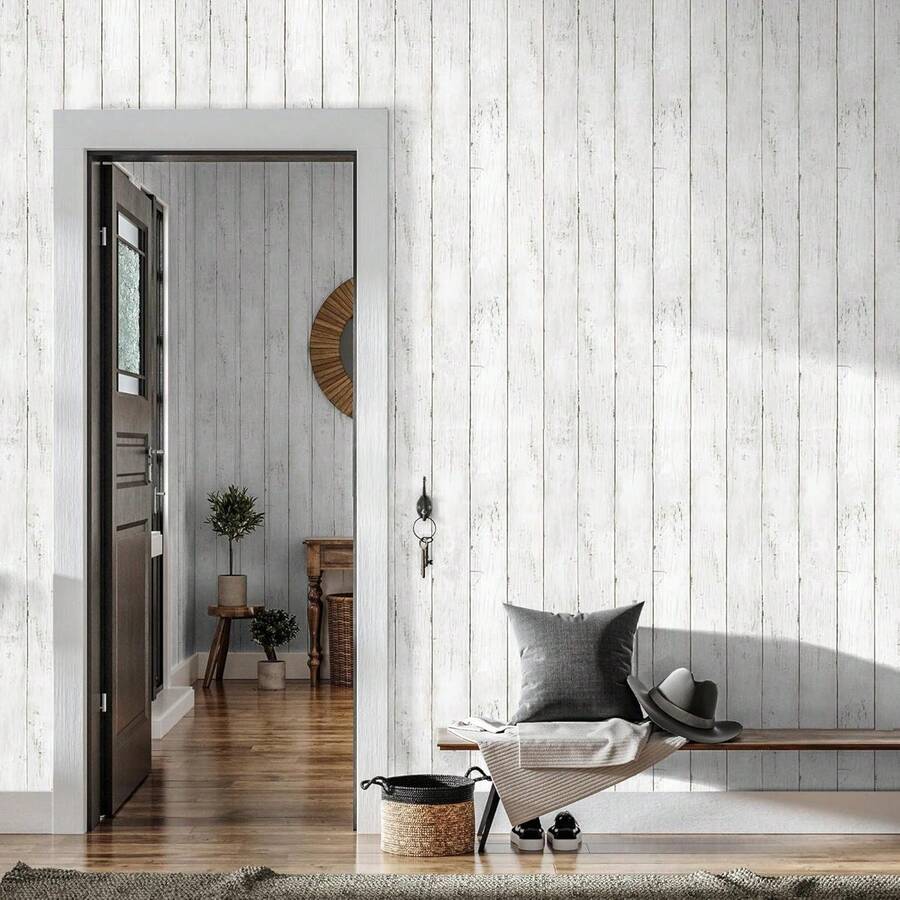 1 Rolle schwarze Holz Abziehfolie, realistische Holzsensation, leicht zu reinigen, abnehmbar, selbstklebende abnehmbare PVC-Tapete, Abziehfolie für Küche, Schlafzimmer, Wohnzimmer, Arbeitsplatte, Möbelrenovierung, Raumdekor, Wanddekoration, Badezimmer, Badezimmerdekoration, Tapete