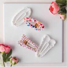 1 Stück/3 Stücke Welliges Design Haarclip Weiche Ton Form, Große Haaraccessoire Modellierton Ausstecher DIY Geschenk Bastelwerkzeug