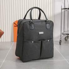 2-Piece Multifunctional Travel Bag Set, Foldable Wheeled Luggage Set - Includes Rolling Suitcase And Handbag, Spacious Rolling Luggage Bag With Sturdy Handle And Convenient Handbag, Retractable Handle, 4 Rotating Wheels - Perfect Companion For Outings, Travel, Camping, Adventure