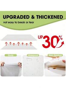 1/4pcs Disposable Party Tablecloth, PEVA Material, White Color, For Birthday, Dessert, Family Gathering, Party Decoration, Christmas, Mother's Day, Graduation