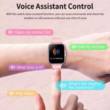 New Hot 1.83" Full Screen Smart Watch, Unisex, Comfortable Silicone Strap, Dial/Answer Calls, Calorie Counter, Multi-Sport Modes, Notification Alerts, Suitable For Android & IOS, Perfect Gift For Festivals And Celebrations