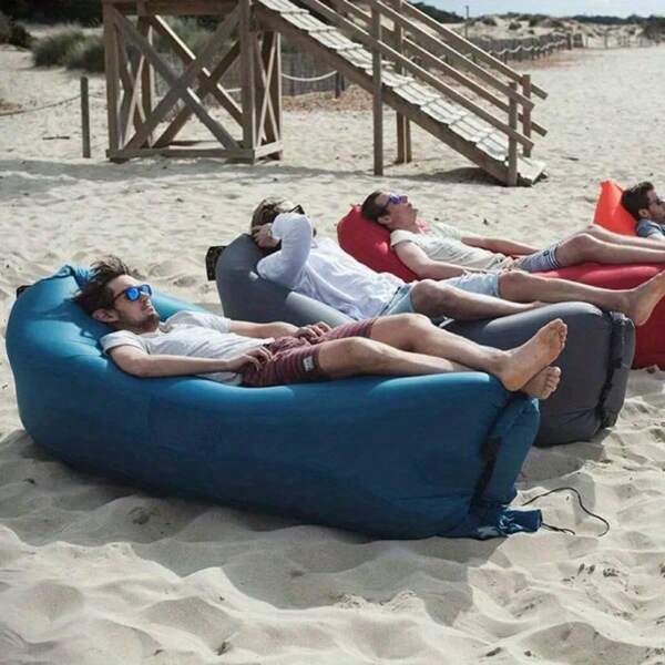 Inflatable Sofa: Multi-Functional, Foldable, Soft And Quick Inflation, Suitable For Camping And Leisure! Christmas, Halloween, Thanksgiving Gift