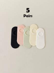 5 par damskich skarpetek inspirowanych dopaminą, urocze skarpetki z motywem łódki z kreskówek, skarpetki niewidoczne, letnie