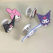 Sanrio Sanrio Characters - Hello Kitty, Pompompurin, Kuromi, My Melody Cartoon Pattern Foldable Smartphone Stand And Holder Grip Accessories, Portable And Decorative For Mobile Devices Compatible With IPhone, Android Phone, Gift For Birthday, Family, Friends Push-Pull Phone Grip, Phone Holder, Phone Accessories