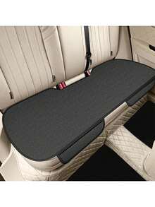 Cubierta de asiento de coche de verano fina, cojín de asiento delantero / asiento trasero / tres piezas, de tela fresca y transpirable