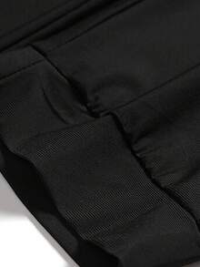 1 件男士速干高弹力户外运动跑步健身运动裤，春夏季 - 黑色 - 查看 7