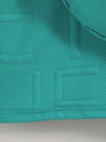 2 件幼儿男童休闲户外短袖纯色圆领 T 恤和短裤套装（带袋），夏季