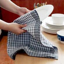 3pcs Home & Kitchen Set: Nordic Style Cotton Fabric Tea Towels, 100% Cotton Kitchen Towels - Multicolor - View 9