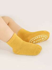 5 par wielokolorowych skarpetek antypoślizgowych dla niemowląt i dzieci, miękkie, kropkowane, gumowe skarpetki dla maluchów, odpowiednie do noszenia w pomieszczeniach i na co dzień