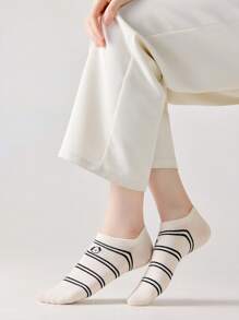 5 par damskich skarpetek inspirowanych dopaminą, urocze skarpetki z motywem łódki z kreskówek, skarpetki niewidoczne, letnie