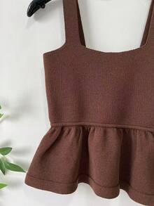 Strap Blouse - Marrón - Ver 2