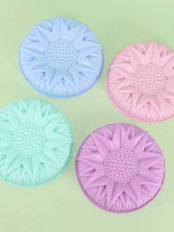 1 pièce Moule en silicone en forme de tournesol, ustensile de cuisson, accessoire de cuisine