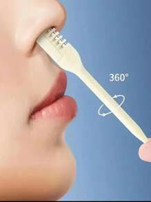 2pcs/4pcs/6pcs Nose Hair Knife Trimmer, Nose Hair Shaver, Clean Nose Hair Trimmer, Shaving Scissors, Multi-Functional Nose Hair Knife, Easy To Operate Rotate At Will No Nose Hurt
