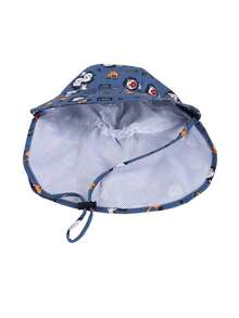 1 pezzo Cappello da sole in rete traspirante per bambini con motivi a cartone animato di unicorno/leone/zoo/zebra/orso/oceano, adatto per attività all'aperto di bambini piccoli, parco giochi, viaggi, spiaggia, nuoto - Multicolore - Visualizzare 10