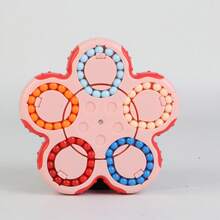 1pc Double-Sided Ball Rotating Magic Wheel Magic Disc ABS Plastic Casual Decompression Toy - Multicolor - View 8