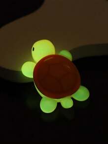 1/3 piezas Soporte de agarre de teléfono con diseño de tortuga colorida y brillante en la oscuridad, diseño de animal marino de dibujos animados 3D, cómodo soporte de escritorio, 2 en 1 adhesivo y soporte, ABS+Silicona, se adapta a la mayoría de los teléfonos