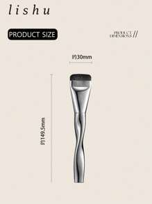 lishu Foundation Brush,No Streaks And No Waste Foundation, Flat Top Foundation Brush With Flat Angled Design, Perfect Finish, Beginner-Friendly