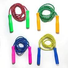 1pc Adjustable Skipping Rope, Suitable For Outdoor Sports Exercise, Fitness Training And Weight Loss, Sports Equipment, School Competition Prize, Gym, Sport, Gym, Home Exercise, Skipping Rope, Jump Rope, Skipping Rope, Jump Rope - Multicolor - View 1