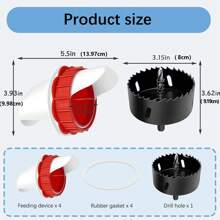 4pcs.Chicken And Duck Feeder, Poultry Feeder, Can Be Installed With Perforated Water Buckets For Easy And Simple Chicken Feeding, Gravity Feeder