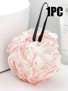 4PCS High-Grade Bath Ball, New Bath Flower, Soft And Durable Cute Girl Bath Ball, Bath Back Rubbing Bath Ball, Loofah Bath Ball, Soft Loofah Bath Ball, Loofah Bath Ball Towel With Drawstring, Body Bath Sponge, Loofah Bath Towel For All Skin Types