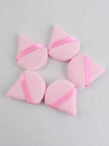 24pcs Triangular Velvet Makeup Powder Puff, Facial Powder Puff, Reusable Makeup Powder Puff, Facial And Eye Makeup Powder Puff, Soft Makeup Foundation Make-Up Powder Puff, Makeup Foundation Make-Up Facial Powder Dry Makeup Tools,Makeup,Cheap,Room Decor,Vanity,Travel,Bedroom,Makeup Accessories,Puff,Makeup Blender,Powder Puff,Makeup Sponge,Cheap,Stocking Stuffers,Makeup,Makeup Tools,Cheap Stuff,Gifts,Gifts For Women,Christmas Gifts - Pink - View 3