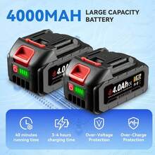 2025's Hottt-Portable Car Prsure Washer - 80 Bar Cordls Electric Power Washer 3-Stage Adjustable Prsure Washer, LCD Display,  Tap Connector For CarFloarden Cleaning & Watering-Black - Bildfarbe - View 2