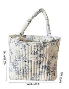 Multifunctional Large Capacity Mommy Bag - Tote With Handles And Diaper Storage Pouch For Easy Portability When - Multicolor - View 2