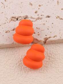 1 Pair Acrylic Geometric Colorful Mini Bread Shaped Unique Earrings For Women - Geometric Bread - View 19