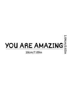 Motivational Quote Stickers Inspirational Text Stickers You Are Amazing Positive Affirmations For Kids And Adults Perfect For Home Office School Decor Room Decor Home Decor Wall Decor Personalized Wall Stickers