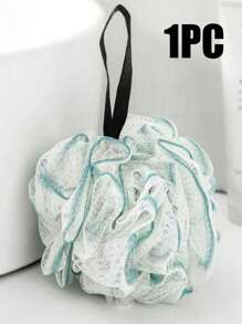 4PCS High-Grade Bath Ball, New Bath Flower, Soft And Durable Cute Girl Bath Ball, Bath Back Rubbing Bath Ball, Loofah Bath Ball, Soft Loofah Bath Ball, Loofah Bath Ball Towel With Drawstring, Body Bath Sponge, Loofah Bath Towel For All Skin Types