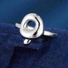 1 Creative Letter Design With Adjustable Opening For Women's Ring - Multicolor - View 19