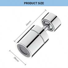 360 Degree Kitchen Sink Water Dragon Hair Frother, Compatible With Universal Models, Multifunctional Rotating Large Angle Kitchen Faucet Accessories, Faucet Replacement Parts, Stainless Steel Alloy