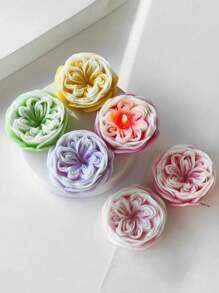 Vela Aromática de Vidro com Aroma de Rosa 1 Pacote, Presente do Dia das Mães, Decoração para Quarto, Casamento, Aniversário, Celebração Romântica, Festa de Casamento, Cera de Soja Inodora, Embalagem em Caixa Colorida de Alta Qualidade, Vela de Aniversário, Decoração para Pedido de Casamento, Decoração de Jantar à Luz de Velas